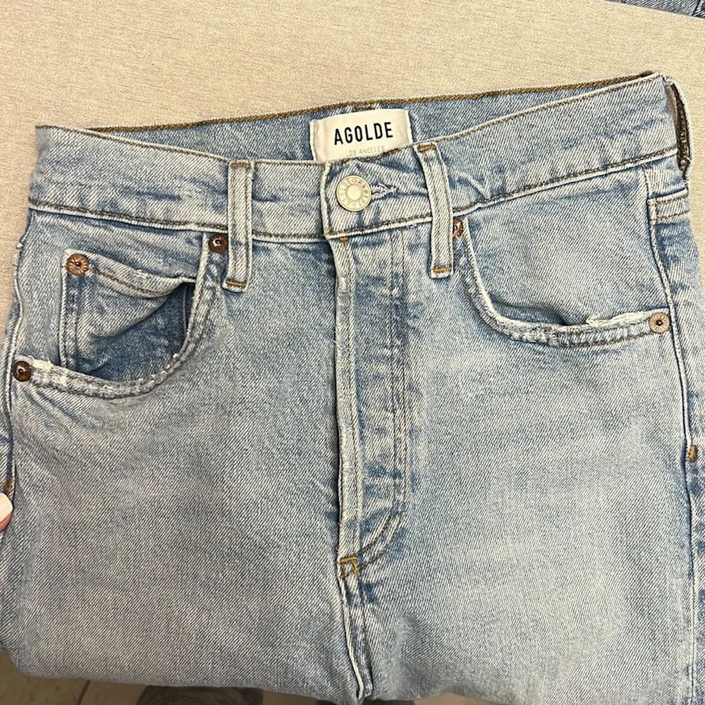 Agolde Riley High Rise Crop Jeans - Picture 7 of 7